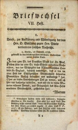 August Ludwig Schlözer's ... Briefwechsel meist historischen und politischen Inhalts. 2