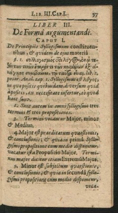 Liber III. De Forma argumentandi.