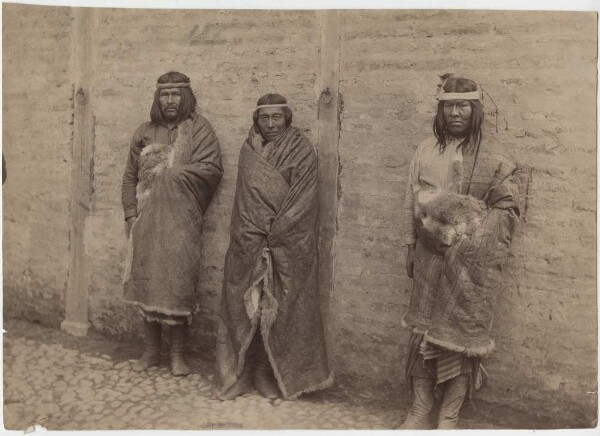 Indians from Patagonia: Cacique Chumagal, Canario and Puro