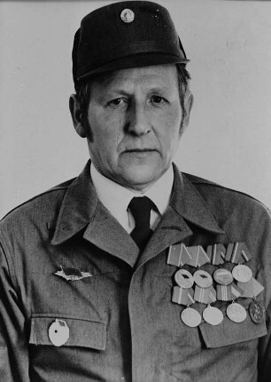 Porträt Alfred Meyer - Kampfgruppenkommandeur : Porträt Alfred Meyer - Kampfgruppenkommandeur