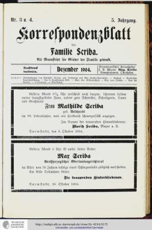 Nr.3 u. 4 - Dezember 1904