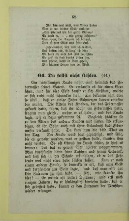 64. Du sollst nicht stehlen
