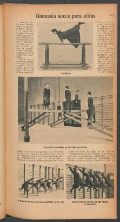 Gimnasia sueca para niñas