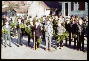Palmenweihe am Palmsonntag in Elzach