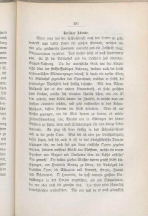 Berliner Abende.
