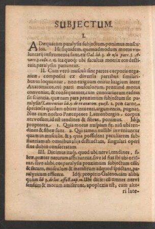 Subiectum.