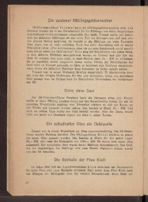 Ernte ohne Saat