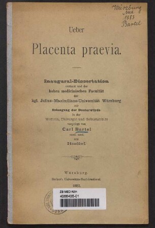 Ueber Placenta praevia