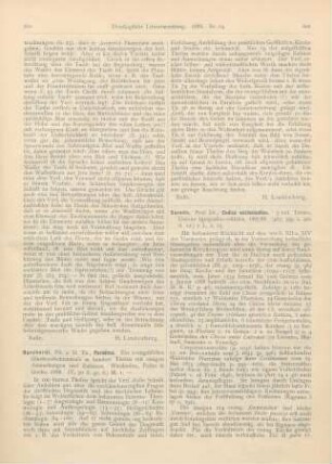 601-602 [Rezension] Buchardi, Th., Paradoxa. Ein evangelisches Glaubensbekenntnis in hundert Thesen mit einigen Anmerkungen und Zusätzen