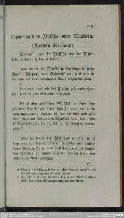 Lehre von dem Fleische oder Muskeln. [Myologie]