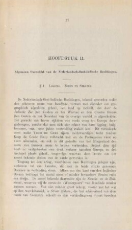 Hoofdstuk II. Algemeen overzicht van de Nederlandsch Oost-Indische bezittingen