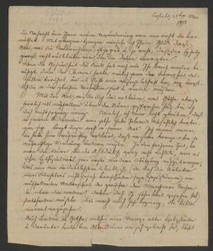 Brief von Jacob Grimm, Wilhelm Grimm, Ludwig Emil Grimm, Dorothea Grimm und Charlotte Amalie Grimm an Friedrich Carl von Savigny