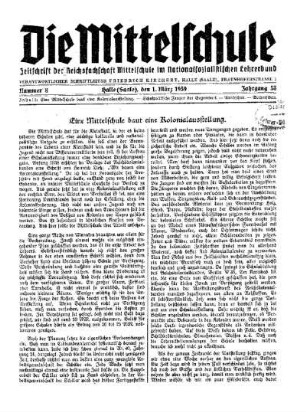 Eine Mittelschule baut eine Kolonialausstellung