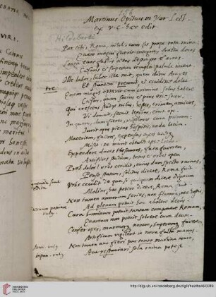 Martinus Opitius in Variis Lectionibus ex vetere codice Haec edit