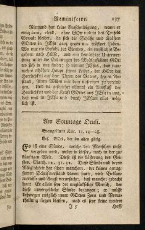 137-149, Am Sonntage Oculi.