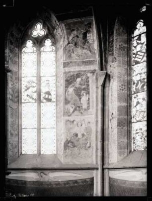 Veitskapelle; Wandbilder an der Südwand des Chors