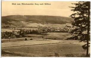 Wilthen. Blick vom Mönchswalder Berg auf Wilthen