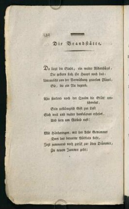 132-136, Die Brandstätte