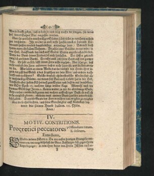 IV. Motiv. Concritionis. Proeretici peccatores ...