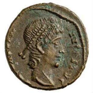 Münze, Aes 4, 337 - 361 n. Chr.?