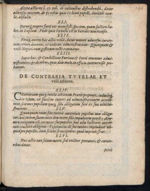 De Contraria Tutelae Et utili actione.