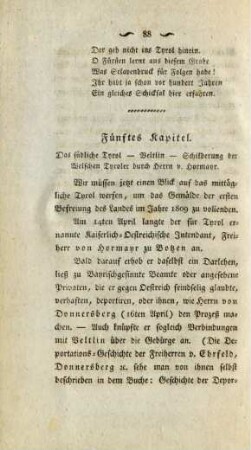 Fuenftes Kapitel. Das suedliche Tyrol - Veltlin ...