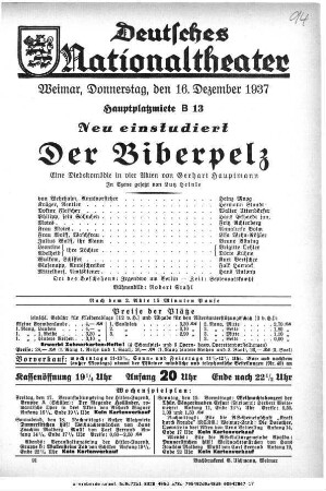 Der Biberpelz