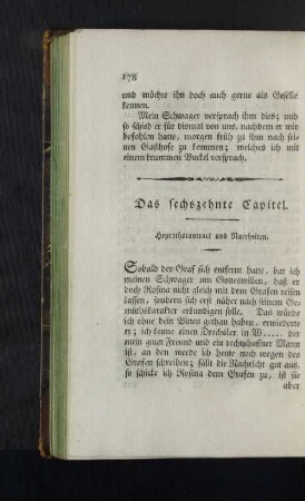 [Das sechszehnte Capitel - Das zwanzigste Capitel.]