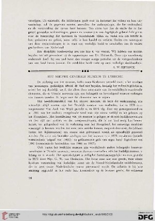 2.Ser. 9.1916: Het nieuwe Centrale Museum te Utrecht