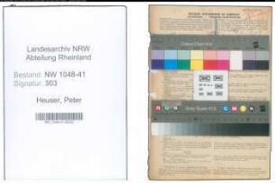 Entnazifizierung Peter Heuser , geb. 13.01.1900 (Polizist)