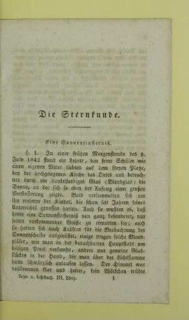 Die Sternkunde
