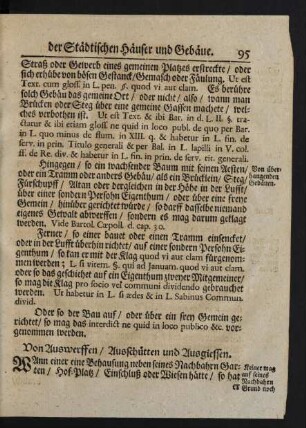 Von Auswerffen / Ausschütten und Ausgiessen
