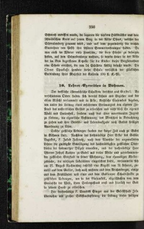 Lehrer-Exercitien in Böhmen