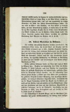 Lehrer-Exercitien in Böhmen