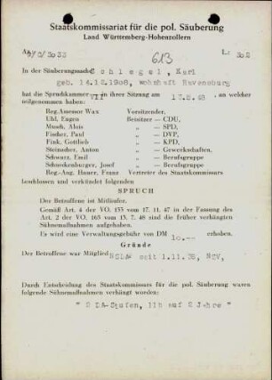 Schlegel, Karl