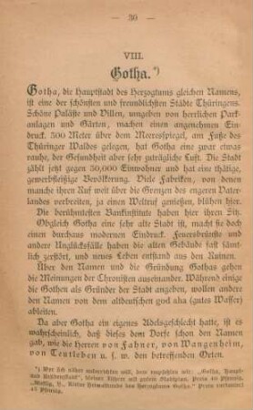 VIII. Gotha