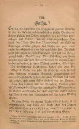 VIII. Gotha