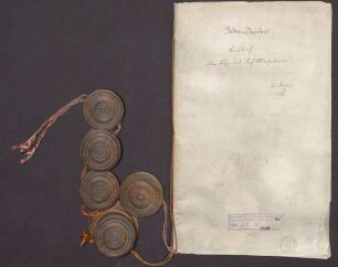 Friedrich August Freiherr von Münzesheim verkauft Burg und Dorf Münzesheim an Baden-Durlach um 106.300 fl.