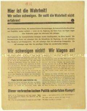 Aufruf der KPD zur Reichstagswahl