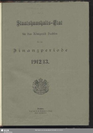 1911/12,2: Landtags-Akten / Königliche Dekrete