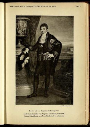 Ill. "Ludwig I. von Bayern als Kronprinz"