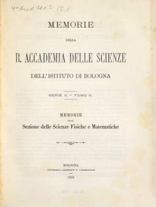 Mémoires de l'Académie Royale des Sciences, des Lettres et des Beaux-Arts de Belgique. 43. 1880/82
