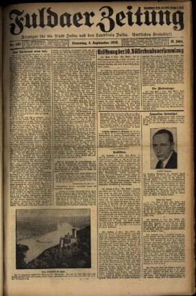 Ausgabe vom Dienstag, den 03. September 1929.