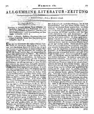 Fischer, J. C.: Anfangsgründe der Feldmeßkunst. Jena: Cröker 1795