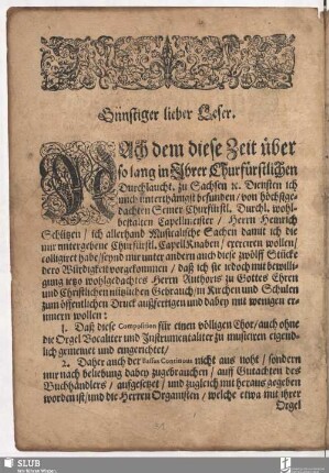 Günstiger lieber Leser... [Vorwort von Christoph Kittel]