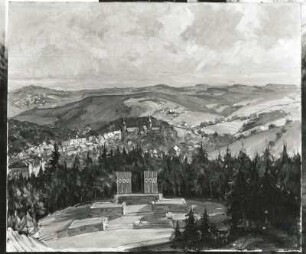 Schwarzenberg/Erzgebirge mit Feierstätte