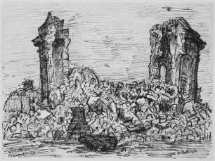 Dresden, Ruine der Frauenkirche