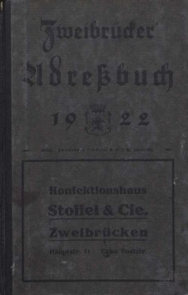 Zweibrücker Adreßbuch