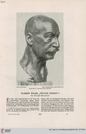 32: Hubert Wilms "Ewiger Friede"