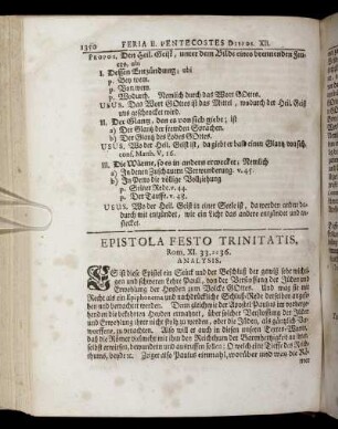 Epistola Festo Trinitatis,